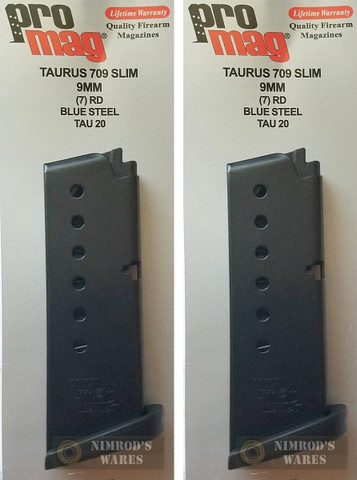 ProMag TAURUS 709 PT709 SLIM 9mm 7 Round MAGAZINE TAU20