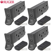 RUGER LCP II .380 ACP 6 Round MAGAZINE 4-PACK 90621