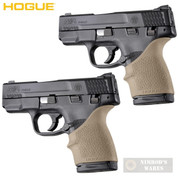 HOGUE S&W M&P SHIELD 45 Kahr P9 P40 CW9 CW40 GRIP SLEEVE 2-PACK 18303 FDE - Add to cart for sale price!