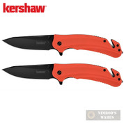 KERSHAW Barricade Rescue KNIFE + GlassBreaker + Cord Cutter 2-PACK 8650