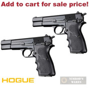Hogue BROWNING Hi-Power GRIP 2-PACK w/ Finger Grooves 09000 - Add to cart for sale price!