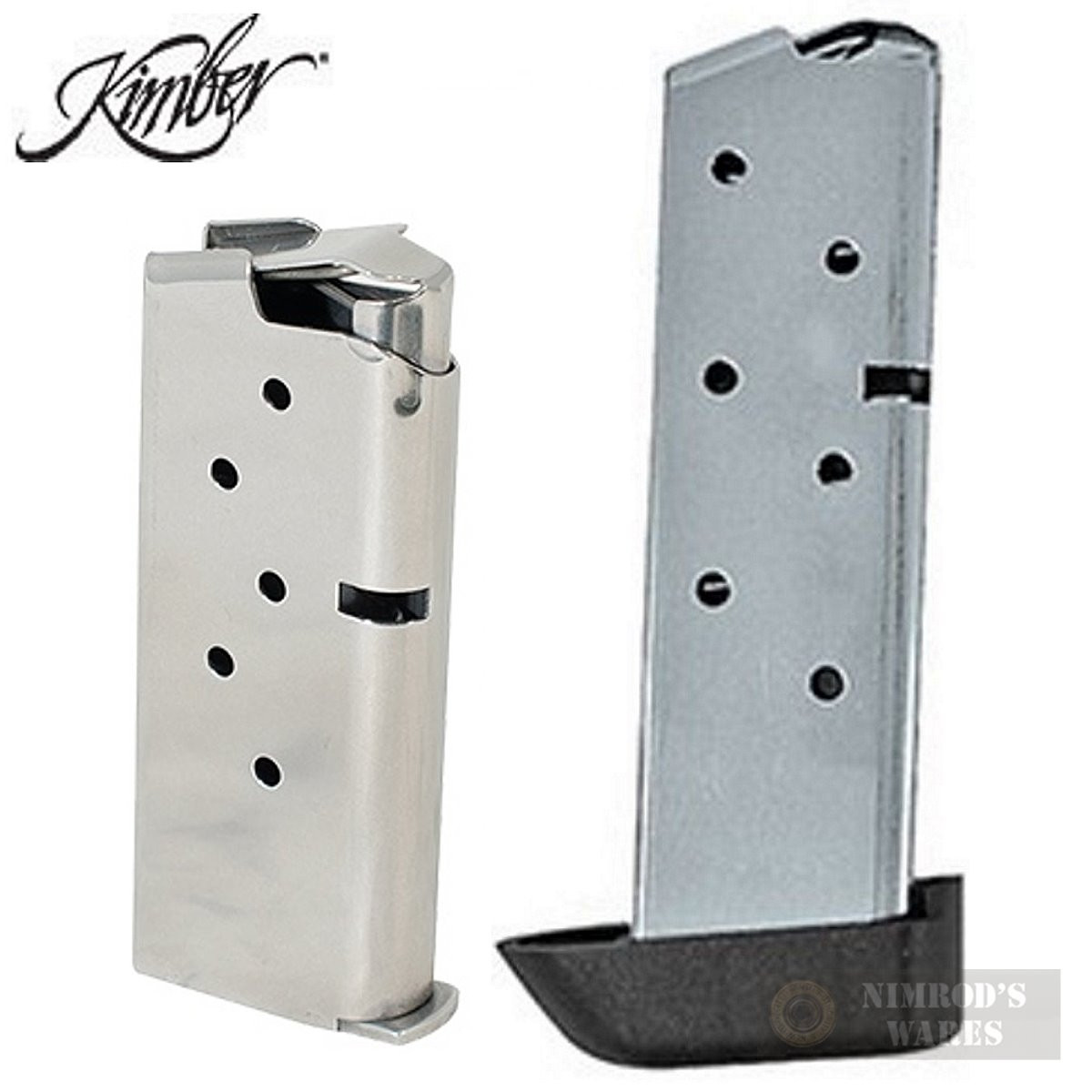 Kimber Micro 6 Round Stainless Steel  Magazine,9mm No 1200497A 