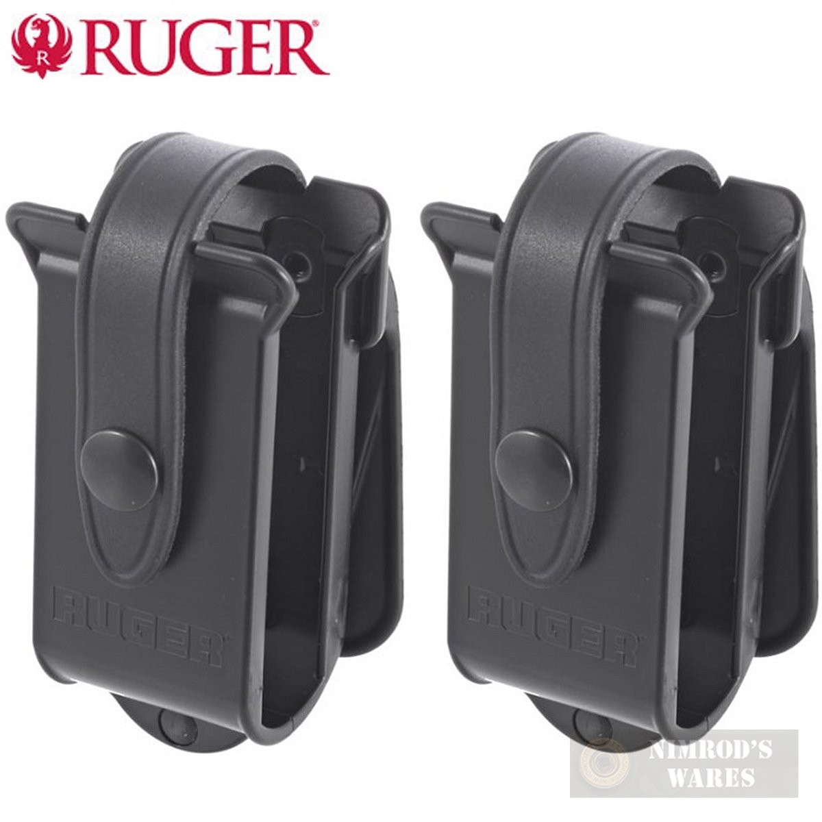 Double Pouch for Ruger 10/22 Rotary Magazines