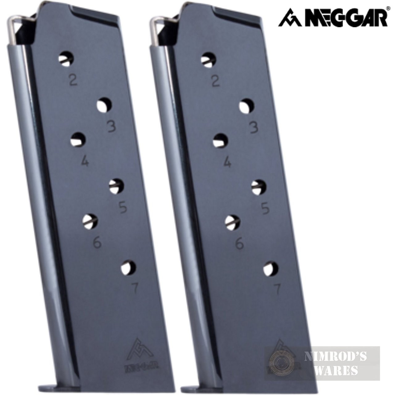 Mec-Gar for 1911 Governement Magazine 7 Round .45 ACP Mag MGCG4507N 
