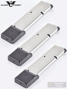 WILSON 1911 .45 ACP 10 Round MAGAZINE 3-PACK Gov't Extended PAD 47-45FS10