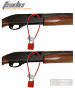 FSDC CA DOJ-Approved 15" Gun Cable LOCK 2-PACK w/ 2 Keys Each FSDC-R15SC3