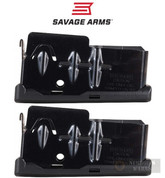 Savage 10FC 11FC 12FCV 10 Predator .243 7mm .260 .308 4 Round MAGAZINE 2-PACK 55105