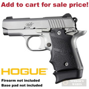 Hogue KIMBER Micro 9 GRIP Finger Grooves Ambi Rubber 39080 - Add to cart for sale price!