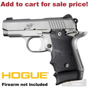 Hogue KIMBER Micro 9 GRIP Finger Grooves Ambi + Extended BASE PAD for 7-rd Magazine 39080 39030 - Add to cart for sale price!