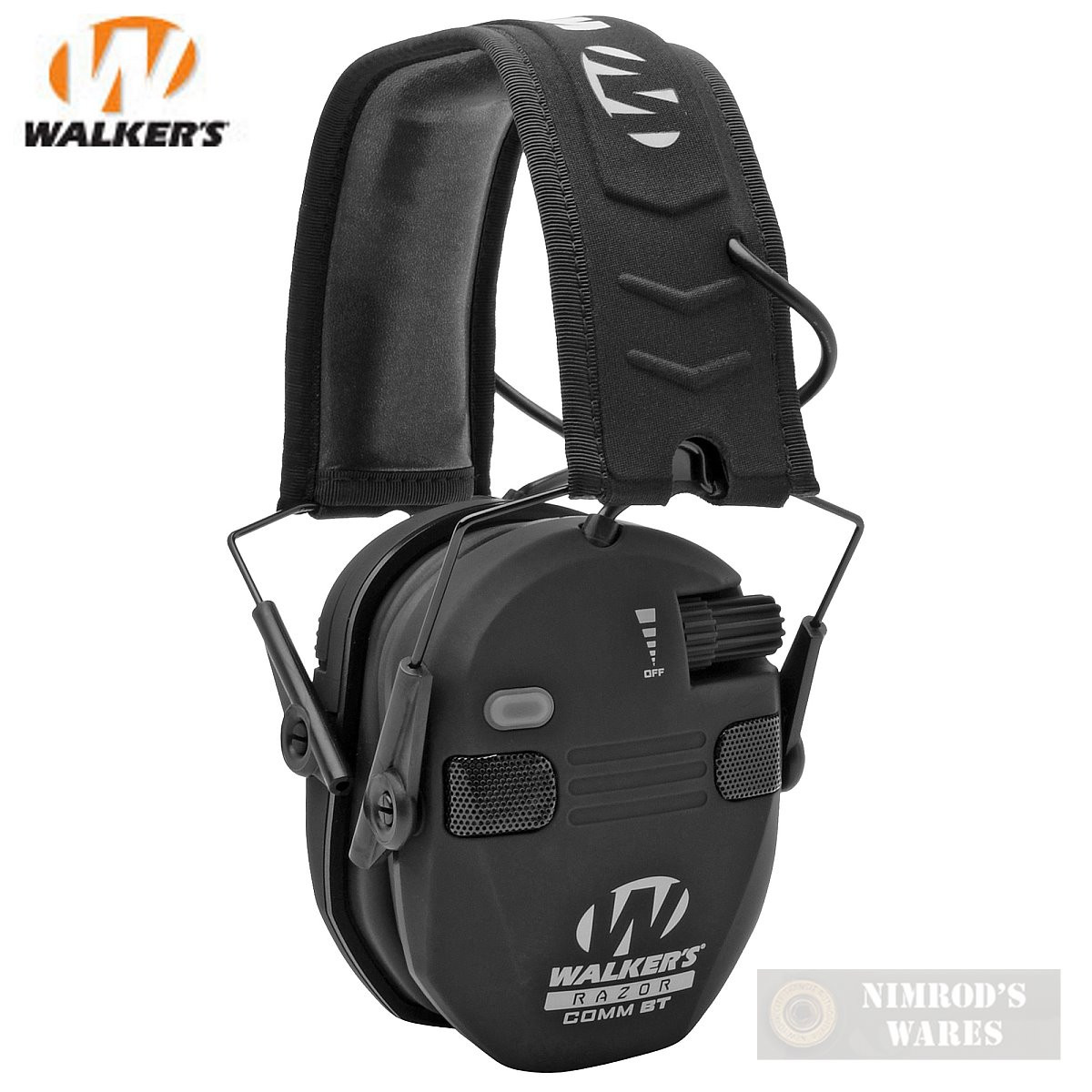 Walker's RAZOR Slim Quad Ear MUFFS Bluetooth 22+ NRR GWPRSEQMBT