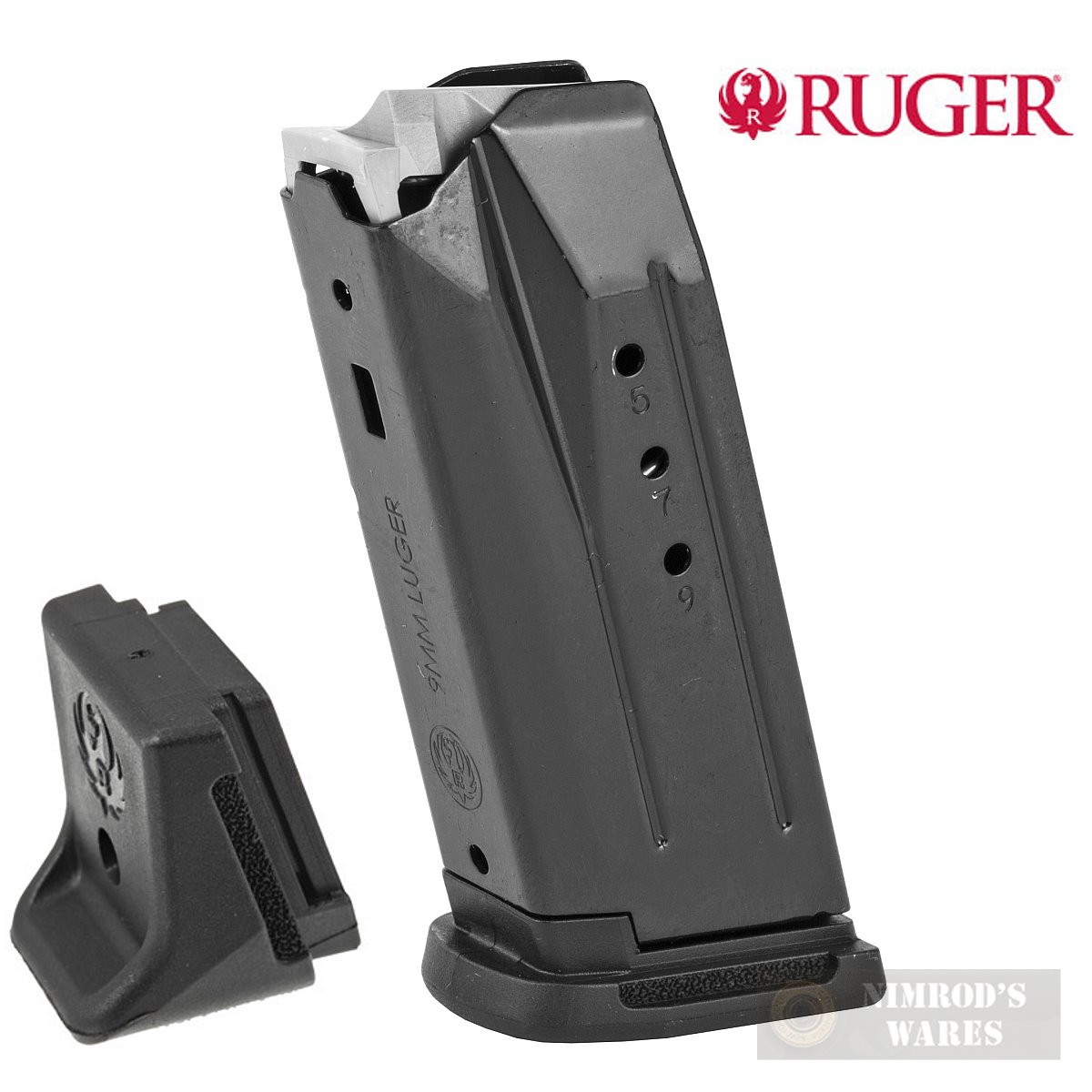 RUGER Security9 Compact / PC Carbine 9mm 10 Round MAGAZINE + Extension