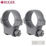 Ruger 30mm Medium Scope Rings (2) w/ Hawkeye Finish 90318