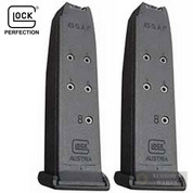 GLOCK 39 45GAP 6 Round Magazine/Clip 2-PACK MF39006 OEM