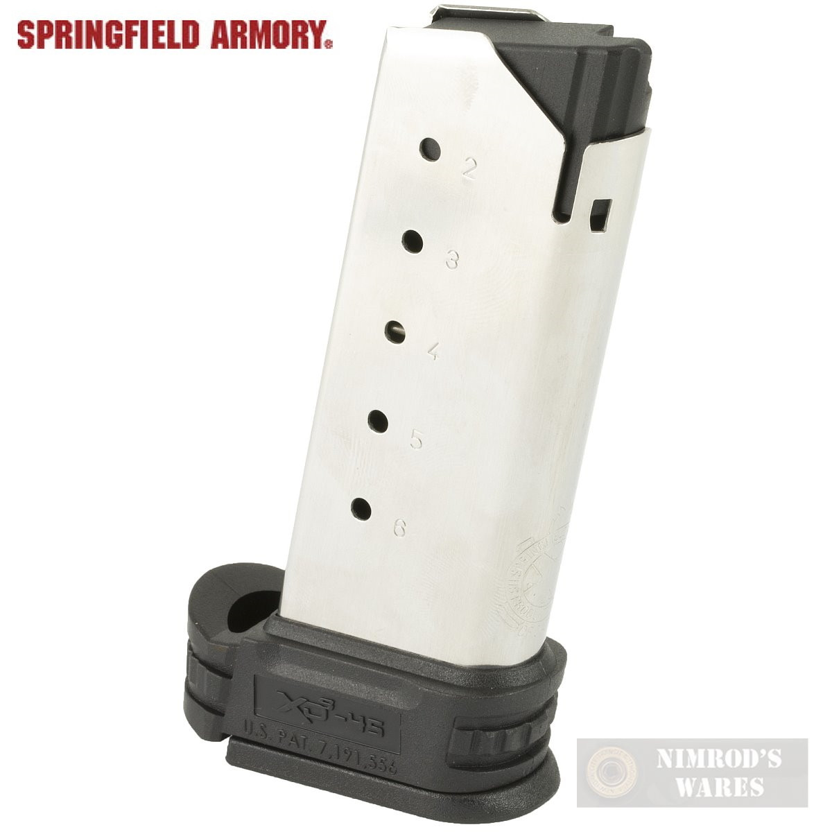 Springfield XDS XDS .45 ACP 6 ROUND MAGAZINE Extended XDS5006