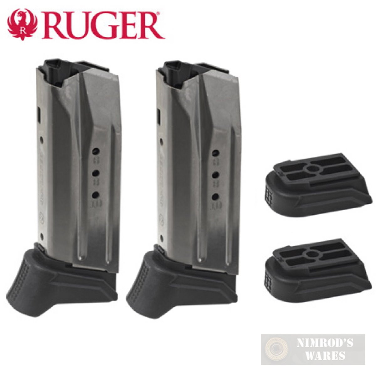 Ruger American Compact Pistol 9mm 10 Round Magazine 90617 for sale online 