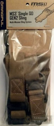 MAGPUL MAG515-COY MS3 Gen2 Single QD Multi Mission Sling COYOTE BROWN