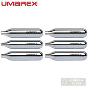 Umarex CO2 12 Gram CARTRIDGES 6-PK Airguns Paintball 2252533