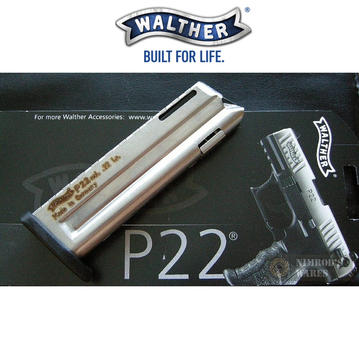 Details about   NEW Factory German Walther P22 stainless magazine .22 cal NEW OEM 