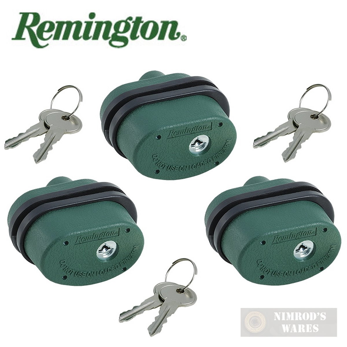 Remington Trigger Block GUN LOCK 3pk Rifle Pistol Shotgun 19439