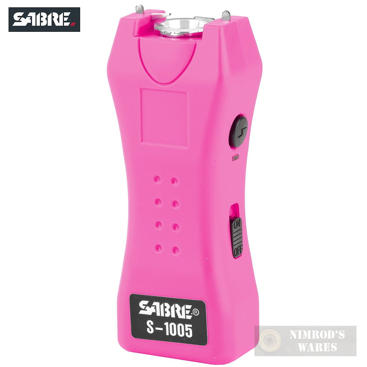 Sabre STUN GUN + FLASHLIGHT + HOLSTER SelfDefense PINK S1005PK