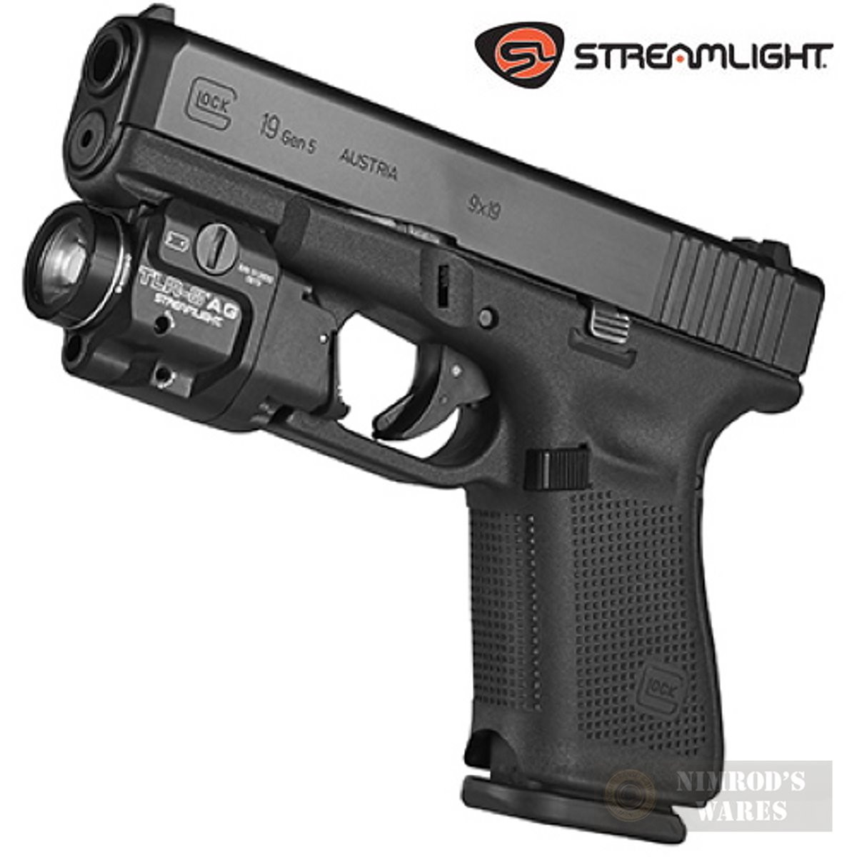 69434 for sale online Streamlight TLR-8A Flex Gun Mount Flashlight with Green Laser and Rear Switch 