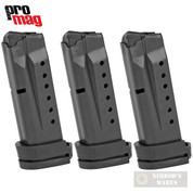 ProMag S&W M&P Shield 9mm 8 Round MAGAZINE 3-PACK Extended SMI27