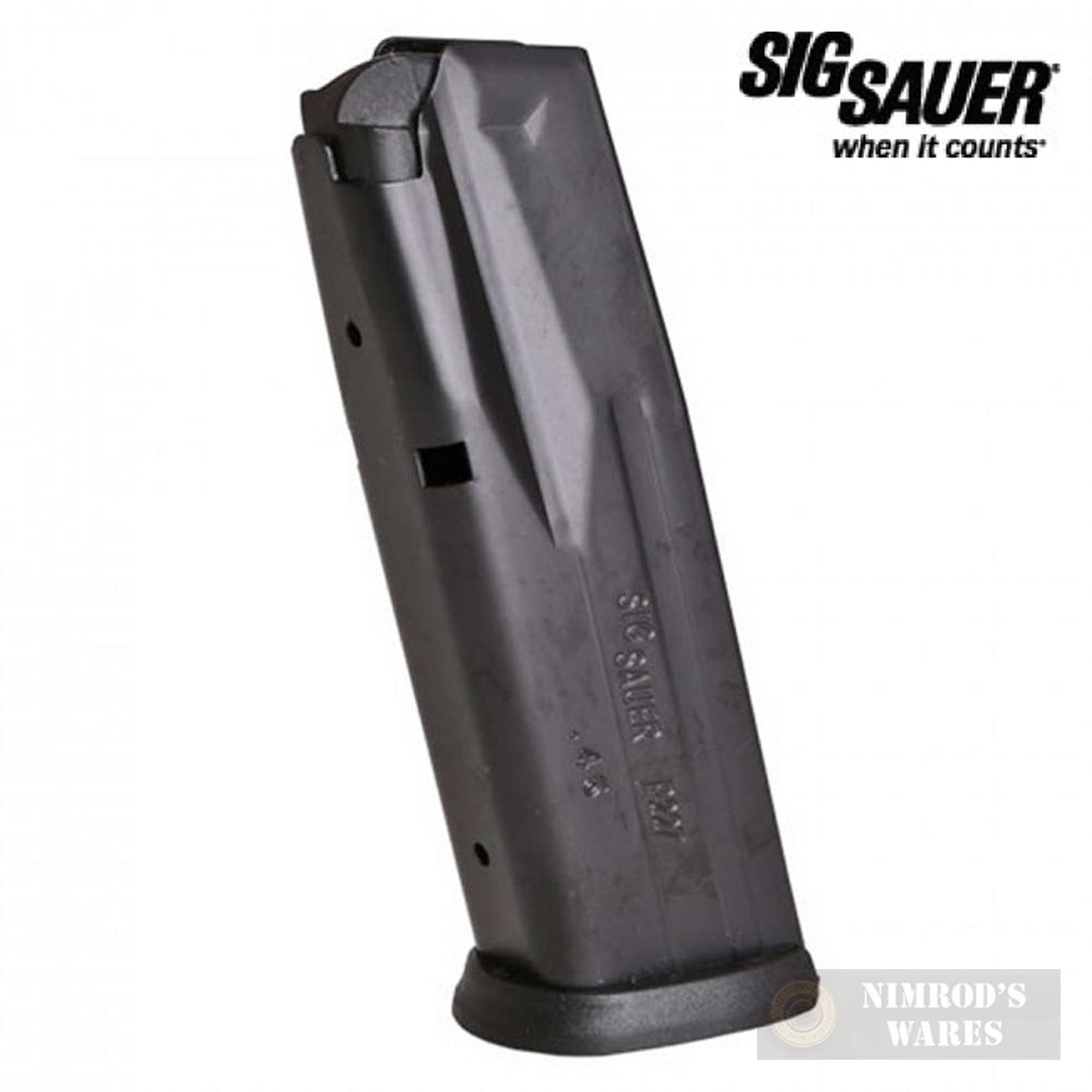 .45 Acp 10rd Blued Pistol gun Handgun Magazine Genuine Sig Sauer P227 