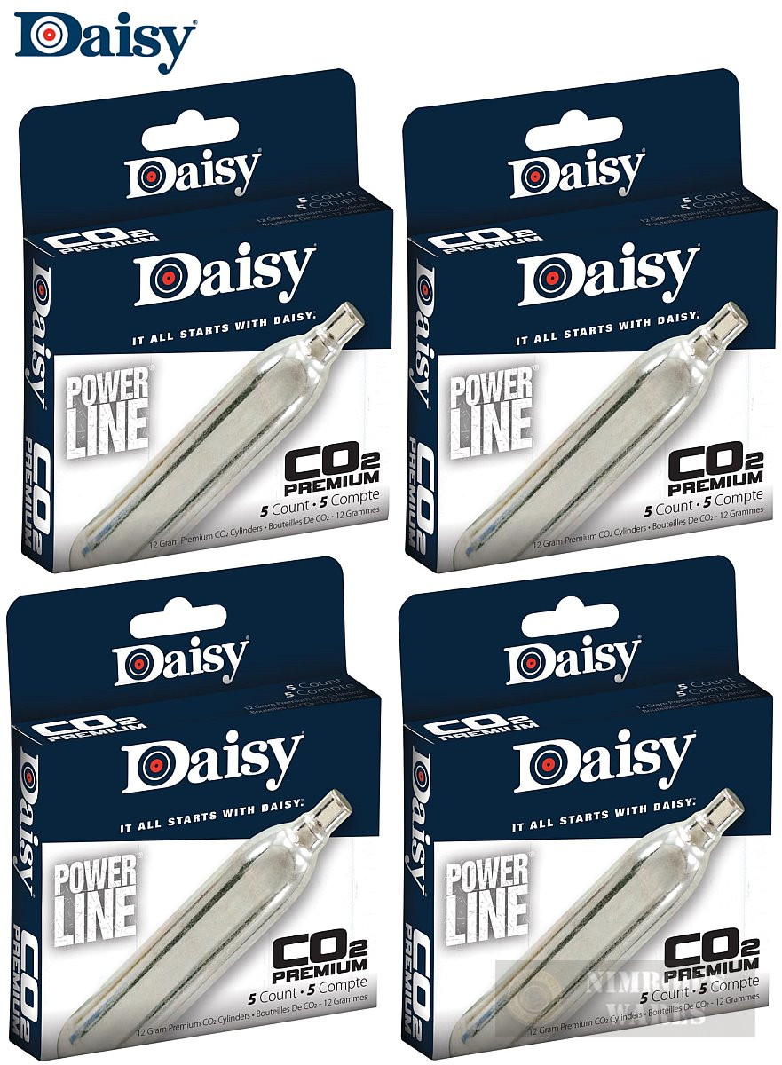 Daisy CO2 Powerline Premium 12gram 20count Air Gun Airsoft 7580