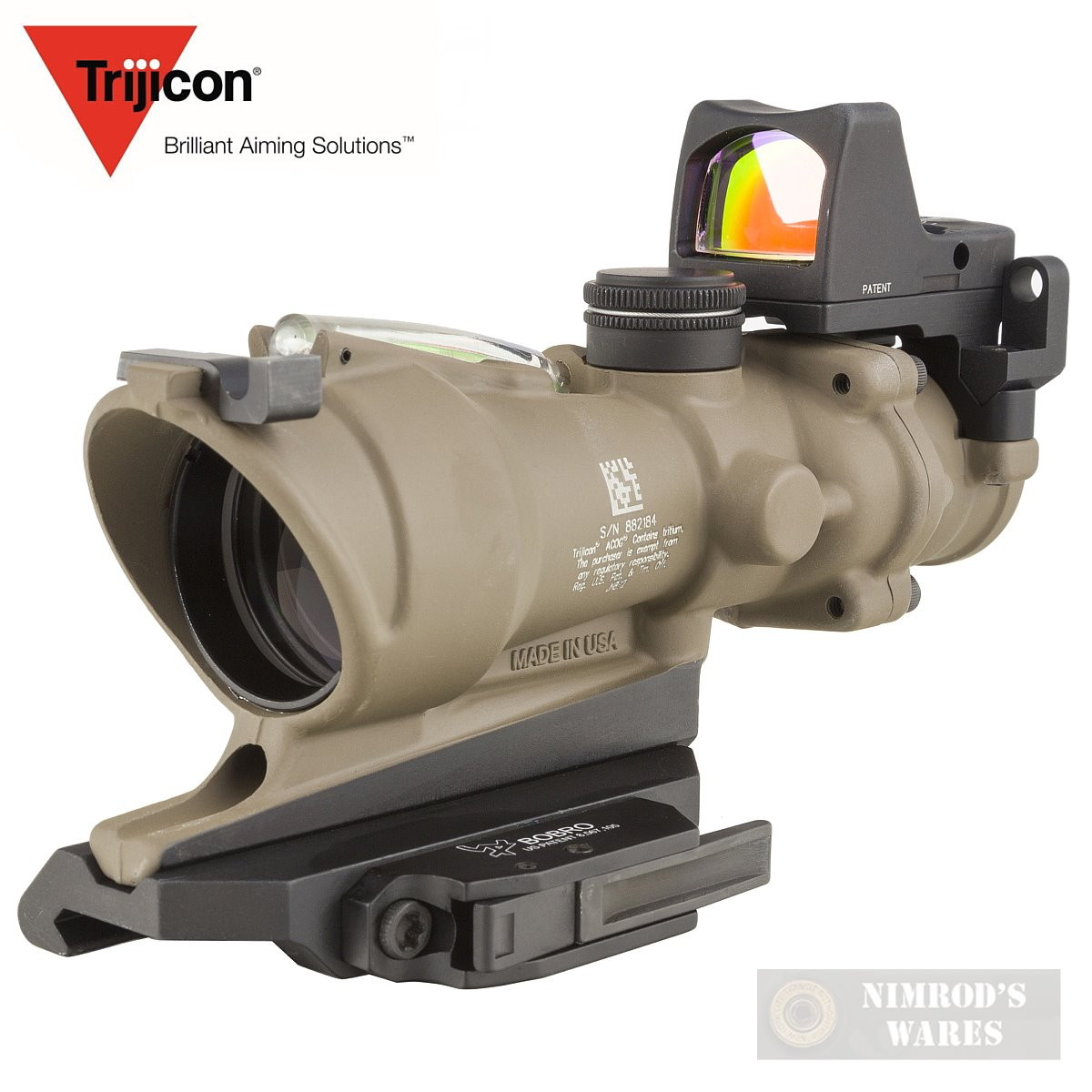 Trijicon acog 4x32 scope dual 2025 illum grn crosshair ta31ecos g