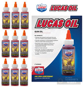 Lucas Oil ORIGINAL GUN OIL 10-PACK Lubricant Hunting Gun Smith Odorless 10006