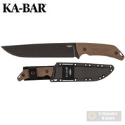 Ka-Bar Jarosz CAMP TUROK 8" KNIFE Fixed Blade + SHEATH 7511
