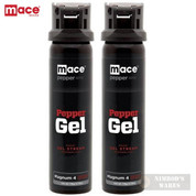 MACE Pepper GEL 2-PACK 18ft Spray MAGNUM 4 25-Bursts SELF-DEFENSE 80570