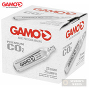 GAMO 12 gram CO2 25-pk Air Gun Air Rifle AirSoft 62124702554