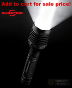 SureFire UDR DOMINATOR FLASHLIGHT 14-2400 Lumens Dual-Fuel Rechargeable UDR-A-BK - Add to cart for sale price!
