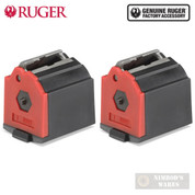 Ruger BX-1 10/22 SR22 Charger .22LR 1-Round MAGAZINE 2-PACK 90344 OEM