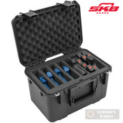 SKB iSeries CASE 5 Handguns + 10 Magazines Mil-Spec Waterproof 3I-1610-10B-M
