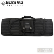 Mission First Tactical DRC 36 DOUBLE RIFLE CASE 36” Shoulder Straps B1-DRC-36-BL