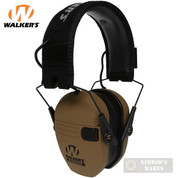 Walker's PATRIOT Ear Muffs Nrr 23dB 2 x Hi-Gain MICS GWP-RSEMPAT-BB