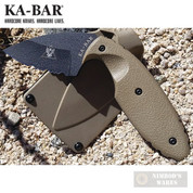 Ka-Bar TDI KNIFE Half-Serrated Coyote Concealed Self-Defense 1477CBCP
