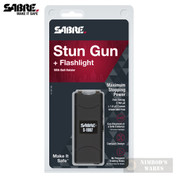 Sabre STUN GUN + FLASHLIGHT + HOLSTER 2.762 MC Self-Defense S-1007-BK