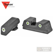 Trijicon Night Sights SET Glock 42 43 43x 43E 48 Green GL13-C-600777