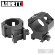 BARRETT Zero-Gap 34mm Ultra High 1.4" Rigid SCOPE RINGS 66869