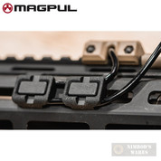 Magpul WIRE CONTROL KIT Cable Management METAL M-Lok Handguards 6-pk MAG1296-BLK
