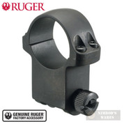 Ruger X-High Scope RING (1) 1" Extra High Hawkeye Matte 6BHM 90280