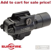 SureFire TURBO Handgun WEAPONLIGHT + GREEN LASER 650 Lumens X400T-A-GN - Add to cart for sale price!