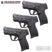 Pearce S&W M&P 9 Shield PLUS 9mm 13/15 Round Magazine GRIP EXTENSION 3-PACK PG-SP13