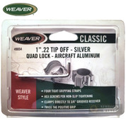 Weaver 1" .22 Tip Off SCOPE RINGS for Weaver Style Bases 49054