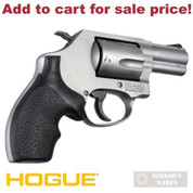 Hogue S&W J-Frame Revolver GRIP Round Butt Bantam Rubber 61000 - Add to cart for sale price!