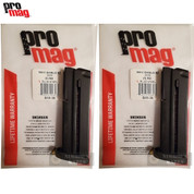 ProMag S&W Shield EZ 9mm 8 Round MAGAZINE 2-PACK Steel SMI38