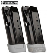 Shield Arms GLOCK 43 G43 9mm 9 Round MAGAZINE 2-PACK STEEL Z9 Z9PM9PCGBP